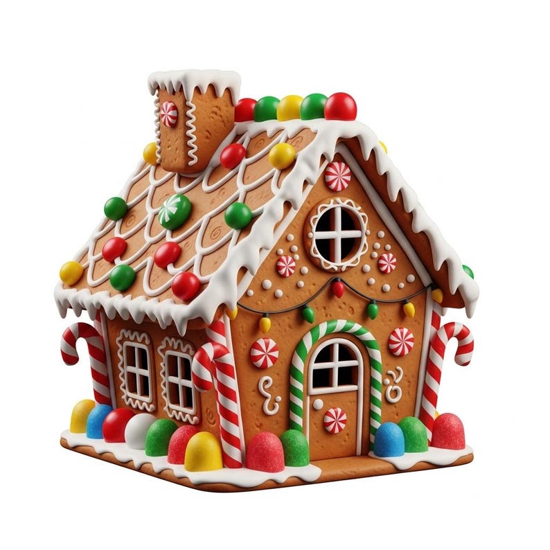 Casa di Pan di Zenzero – Decorazione Natalizia Stampata in 3D