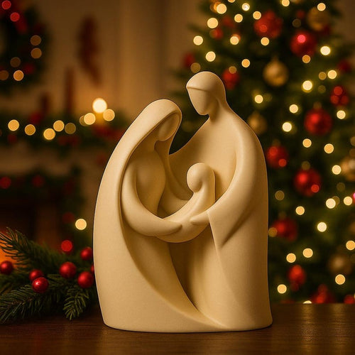 Statua della Sacra Famiglia – Decorazione Natalizia Stampata in 3D