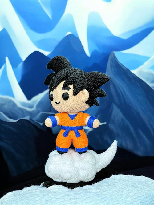 Statuetta Goku Stile Uncinetto – Stampata in 3D
