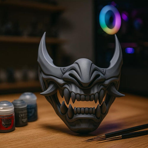 Maschera Oni Samurai – Stampata in 3D