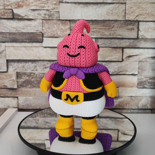 Statuetta Majin Buu Stile Uncinetto – Stampata in 3D