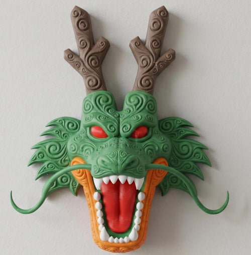 Decorazione Murale Drago dei Desideri – Stampata in 3D