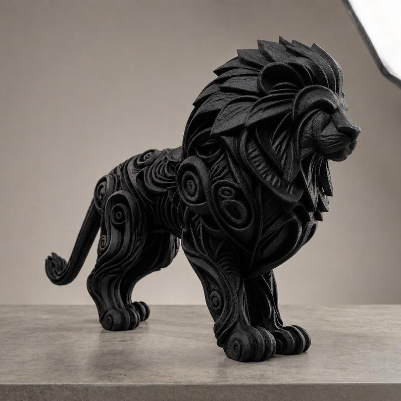 Statuetta di Leone 3d