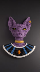 Decorazione Murale Beerus – Busto del Dio della Distruzione Stampato in 3D