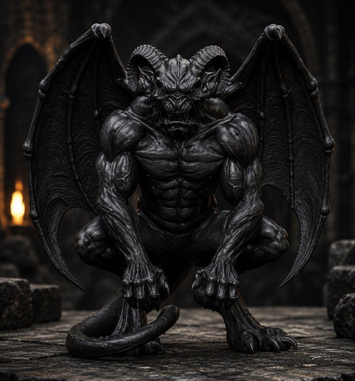 Gargoyle Demon – Statua Decorativa Stampata in 3D