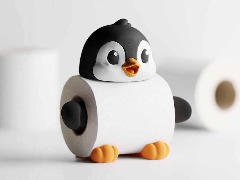 Porta Rotolo carta igienica pinguino