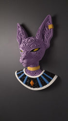 Decorazione Murale Beerus – Busto del Dio della Distruzione Stampato in 3D